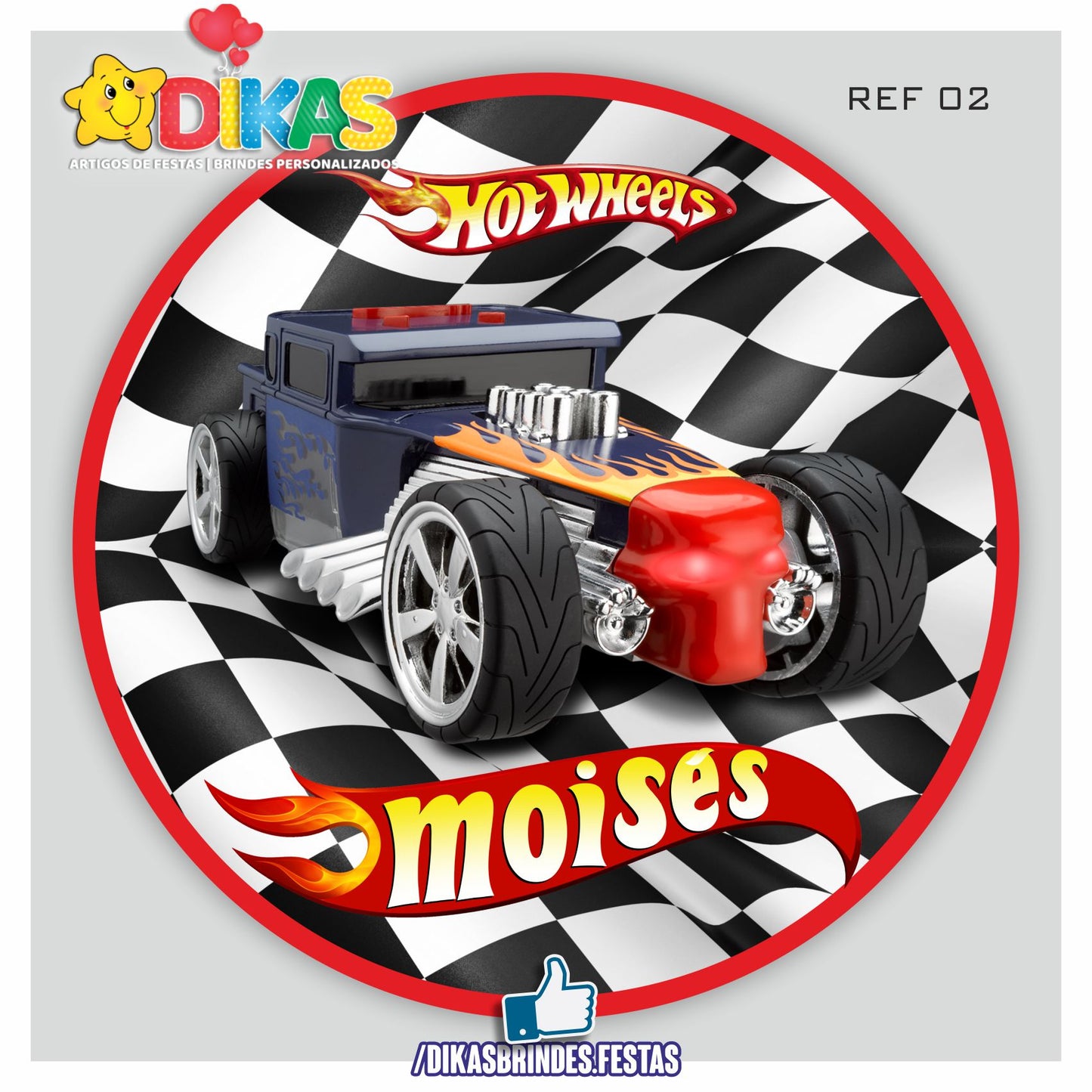 PAINEL CENÁRIO REDONDO - HOTWHEELS