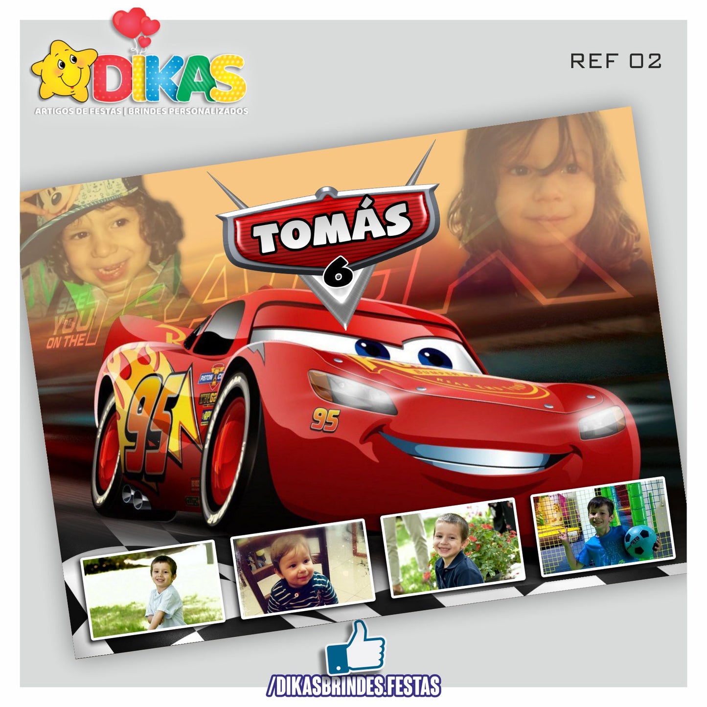 PAINEL TEMÁTICO E/OU PERSONALIZADO - CARS