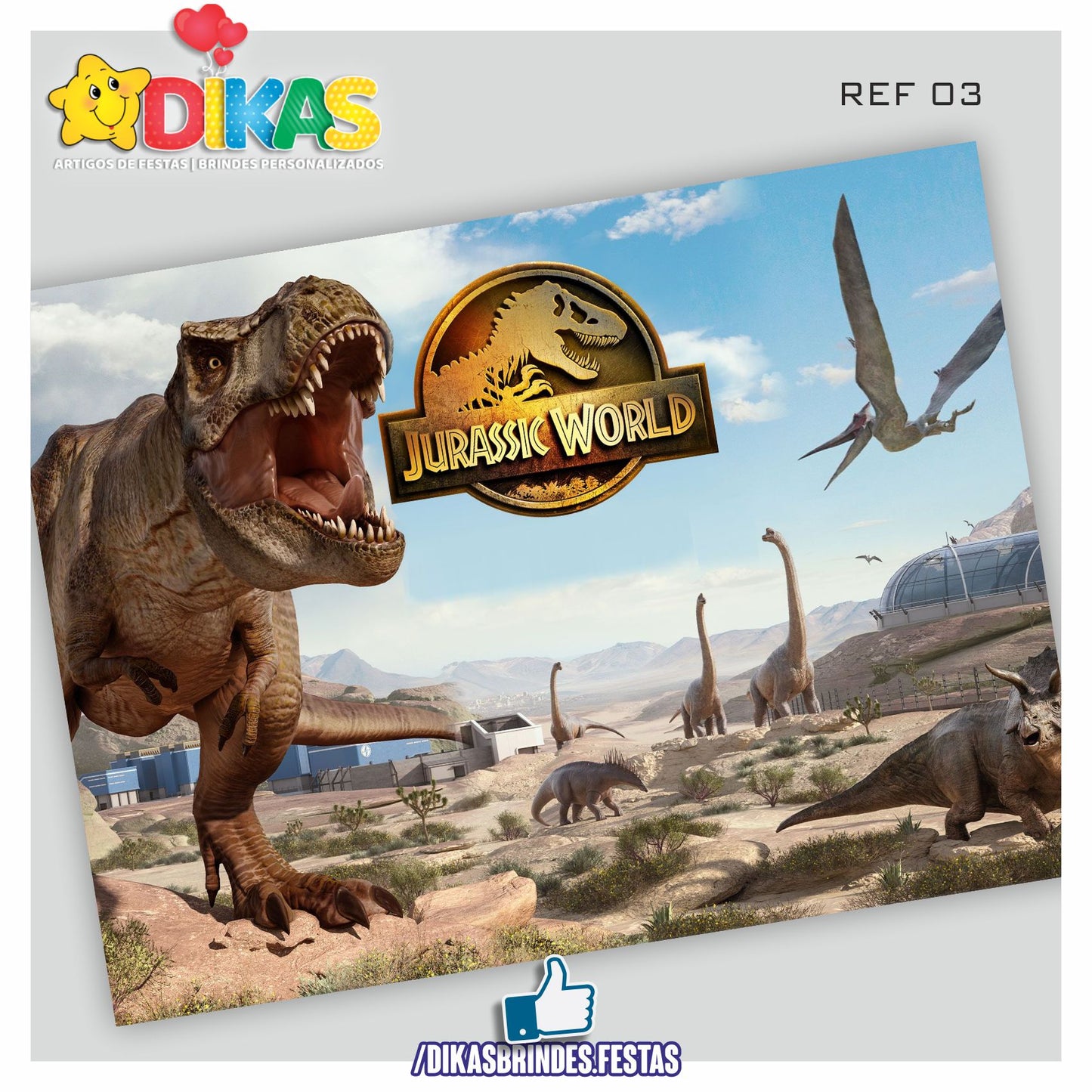 PAINEL TEMÁTICO E/OU PERSONALIZADO - DINOSSAUROS