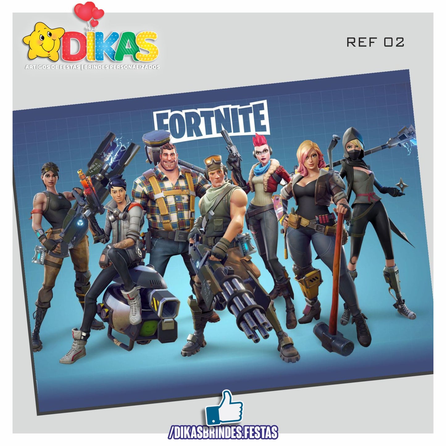 PAINEL TEMÁTICO E/OU PERSONALIZADO - FORTNITE