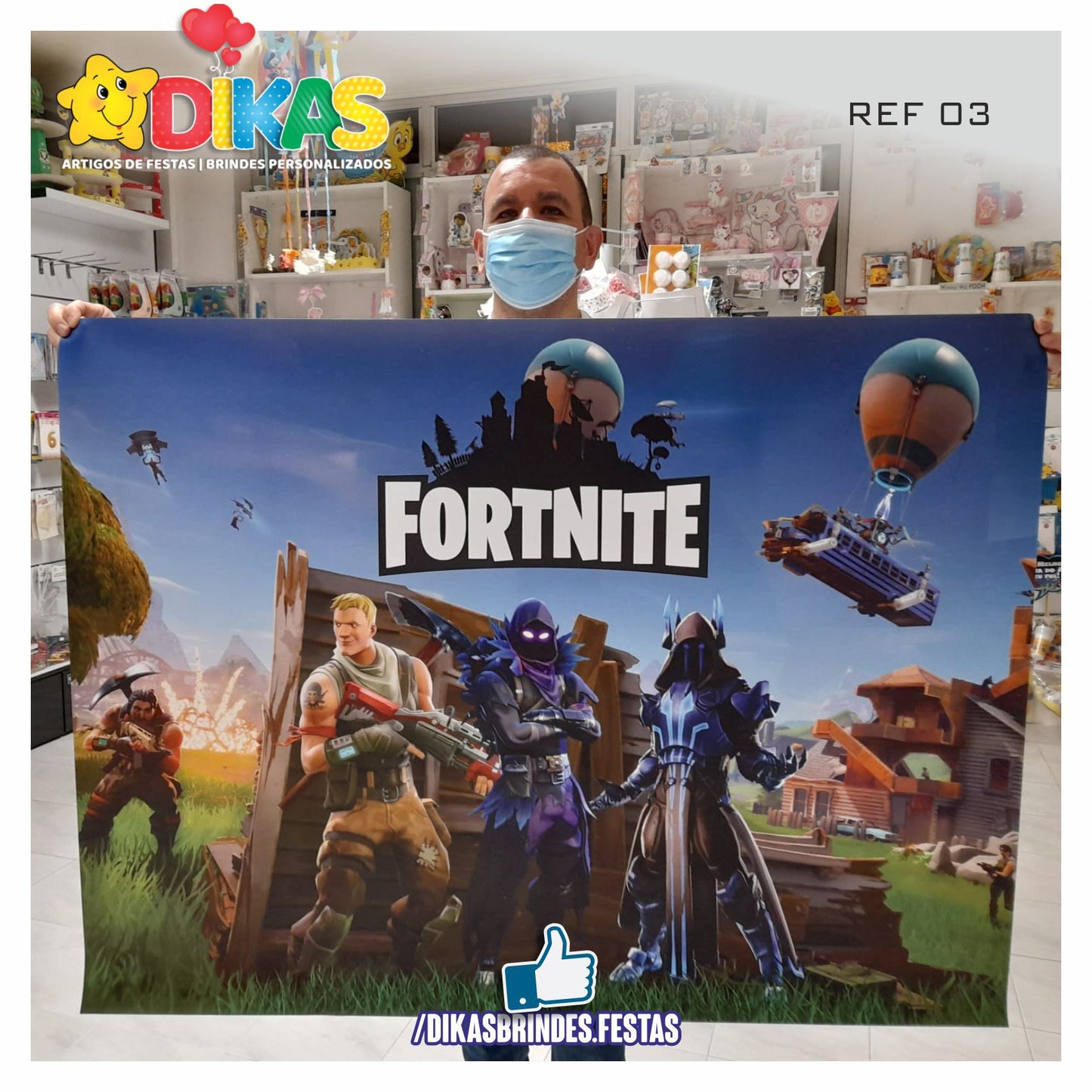PAINEL TEMÁTICO E/OU PERSONALIZADO - FORTNITE