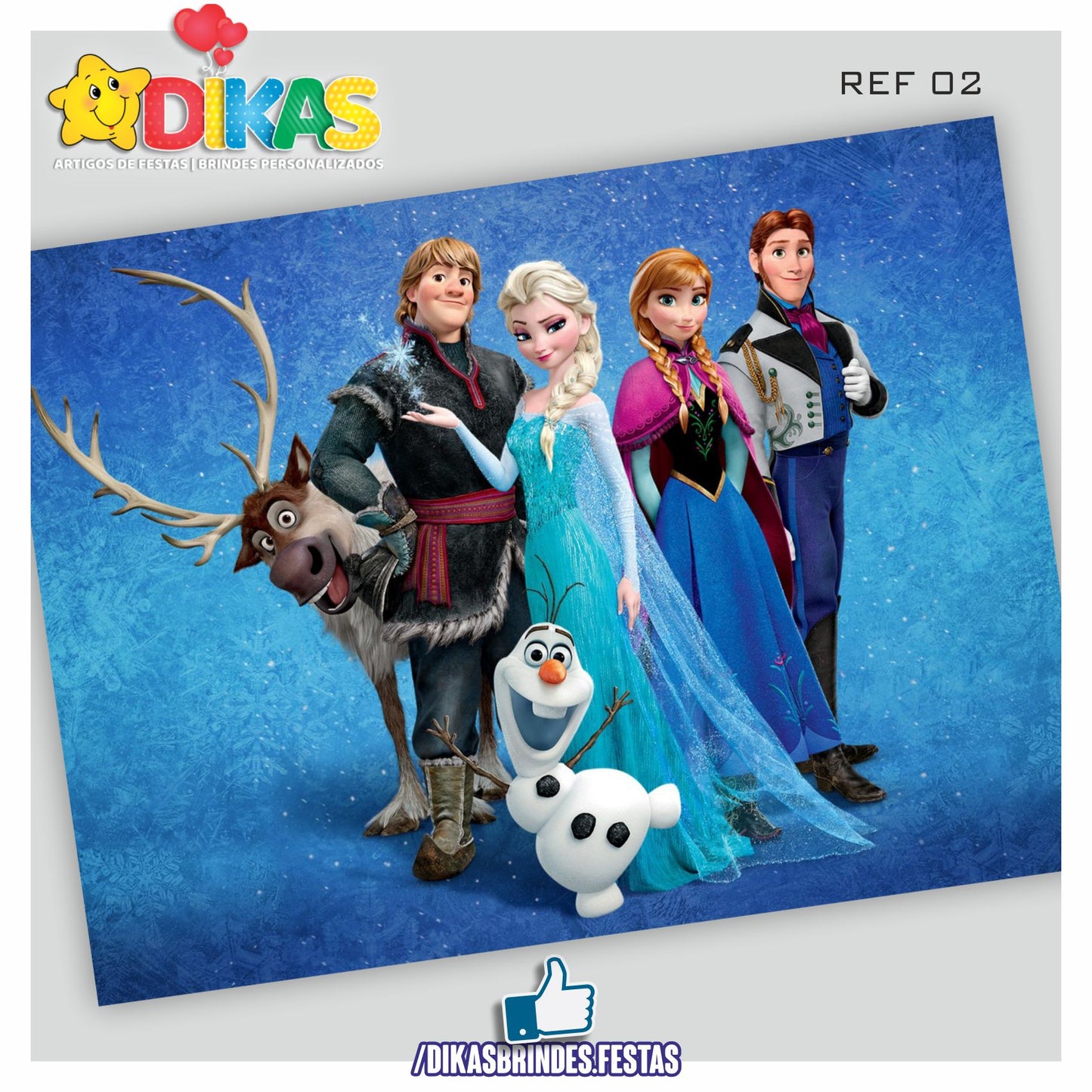 PAINEL TEMÁTICO E/OU PERSONALIZADO - FROZEN