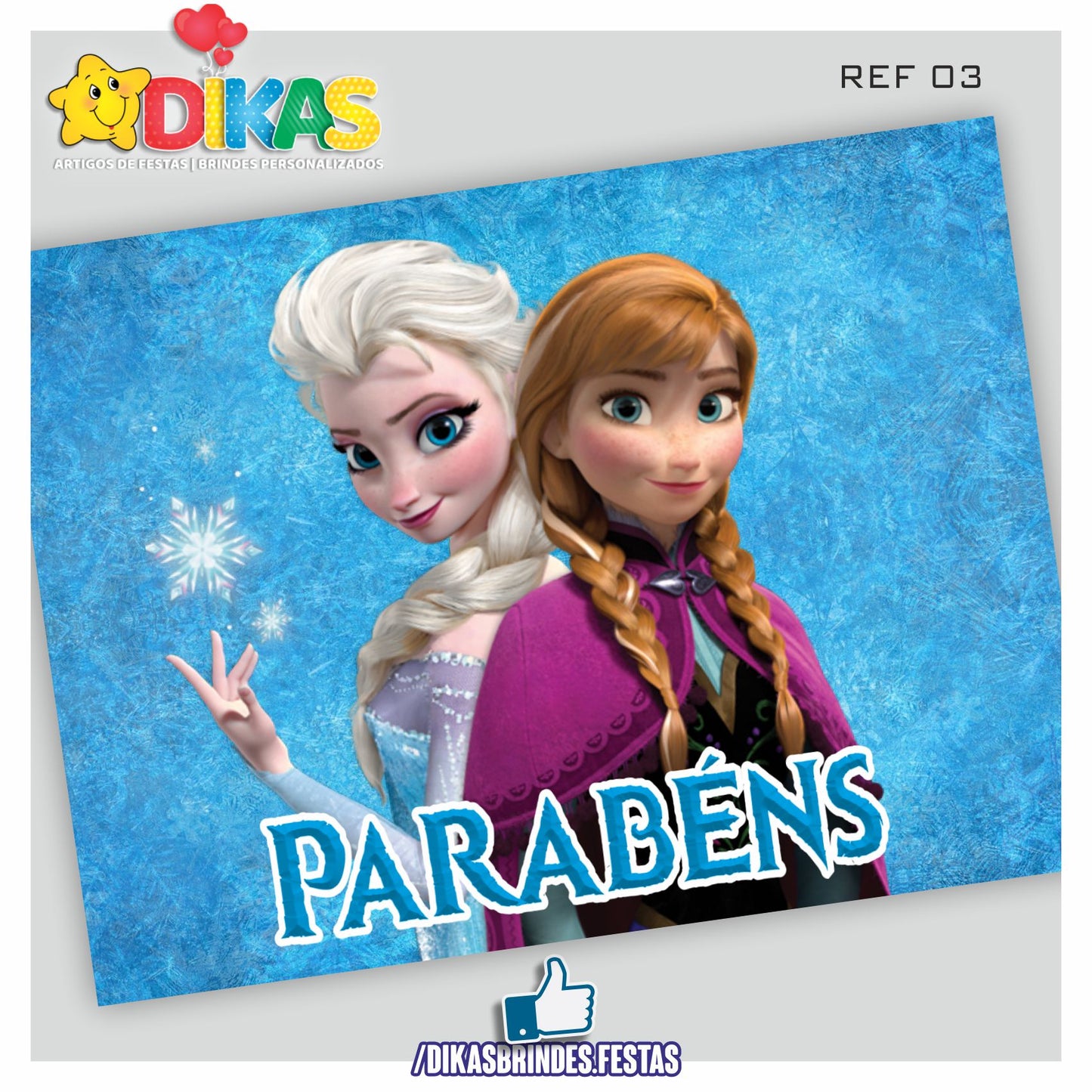 PAINEL TEMÁTICO E/OU PERSONALIZADO - FROZEN