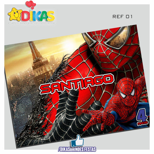 PAINEL TEMÁTICO E/OU PERSONALIZADO - HOMEM ARANHA