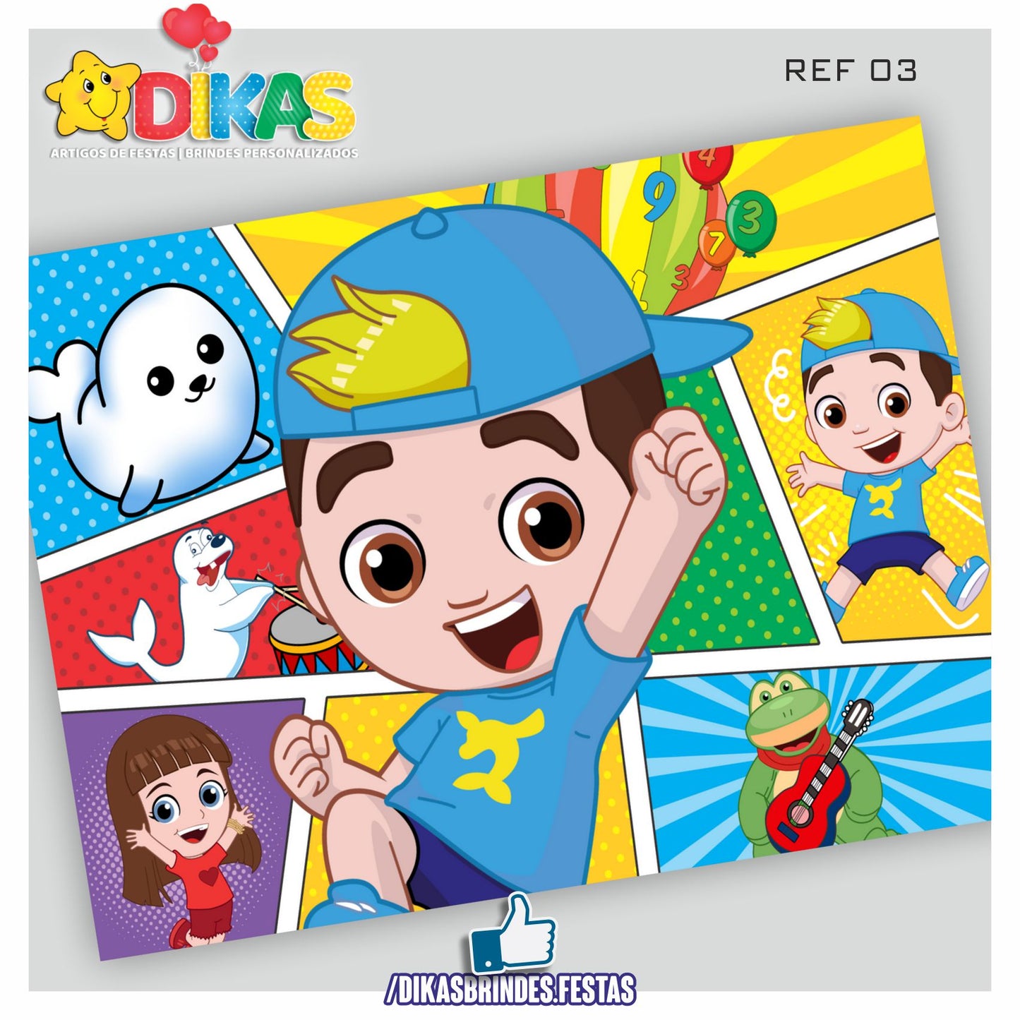 PAINEL TEMÁTICO E/OU PERSONALIZADO - LUCCAS NETO