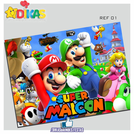 PAINEL TEMÁTICO E/OU PERSONALIZADO - MARIO BROS