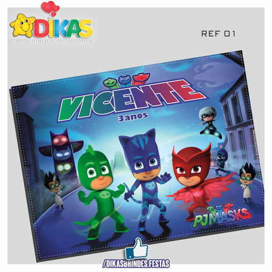 PAINEL TEMÁTICO E/OU PERSONALIZADO - PJMASKS