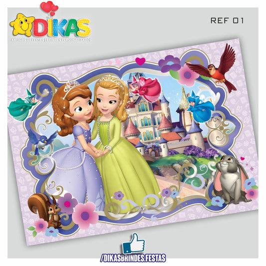 PAINEL TEMÁTICO E/OU PERSONALIZADO - PRINCESA SOFIA
