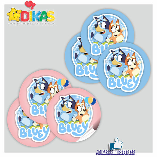 AUTOCOLANTE 5cm - BLUEY