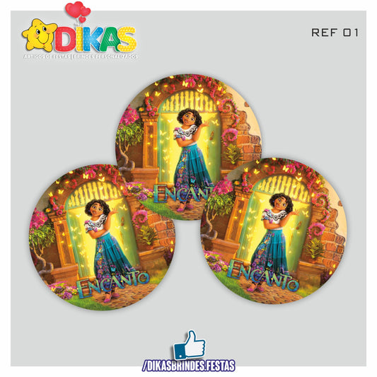 AUTOCOLANTE 5cm - ENCANTO