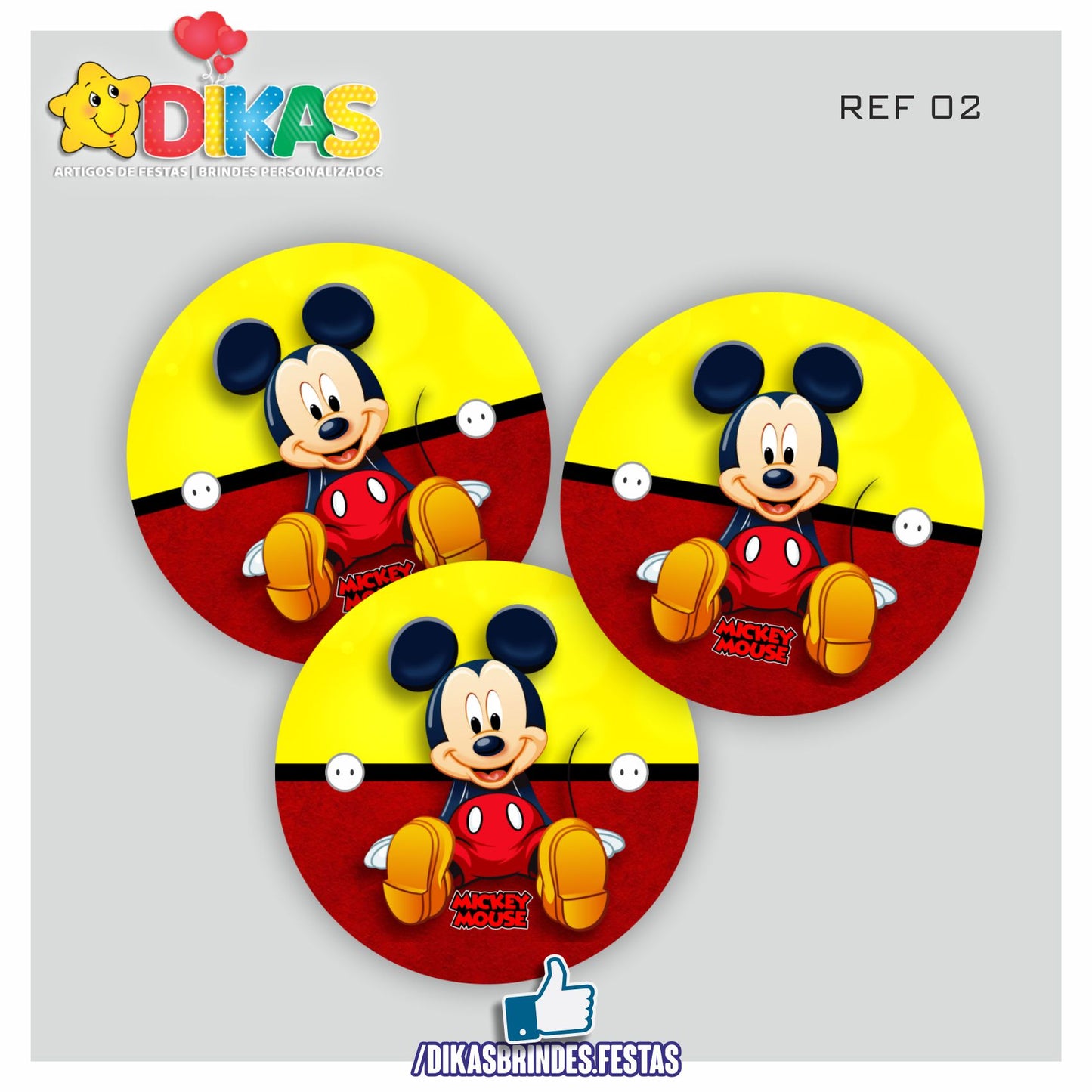 AUTOCOLANTE 5cm - MICKEY