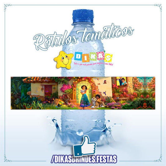 RÓTULO P/ GARRAFA DE ÁGUA - ENCANTO