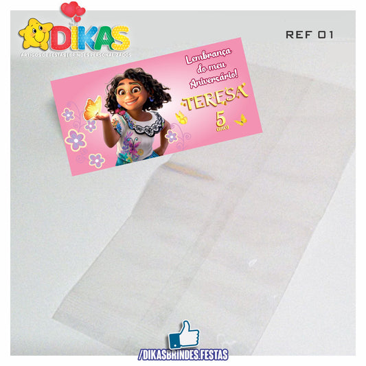 SACO PRENDA C/ TAG PERSONALIZADO - ENCANTO