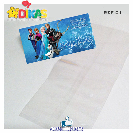 SACO PRENDA C/ TAG PERSONALIZADO - FROZEN
