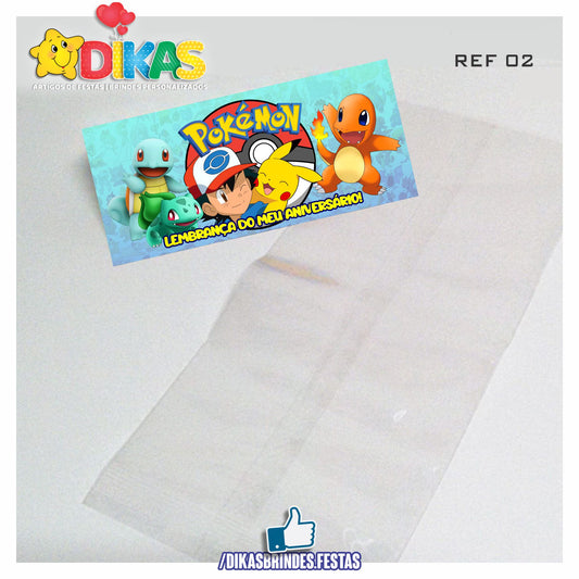SACO PRENDA C/ TAG (6unid.) - POKÉMON