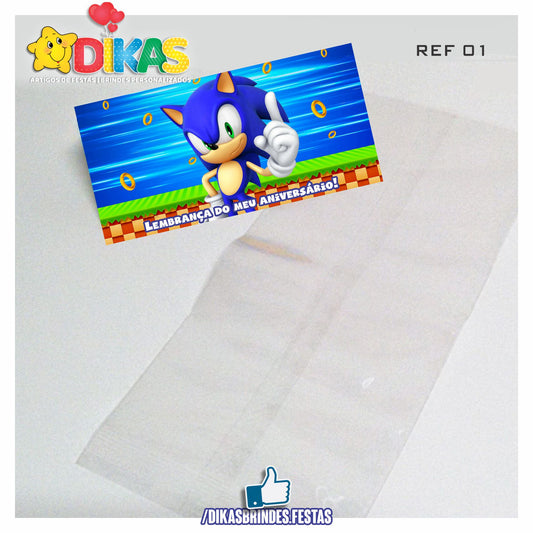 SACO PRENDA C/ TAG (6unid.) - SONIC