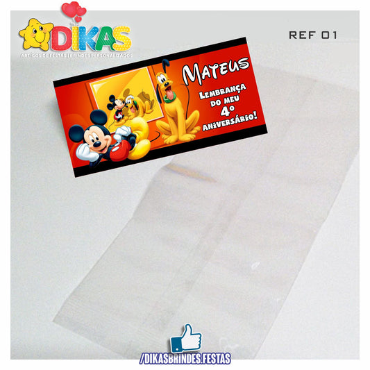 SACO PRENDA C/ TAG PERSONALIZADO - MICKEY