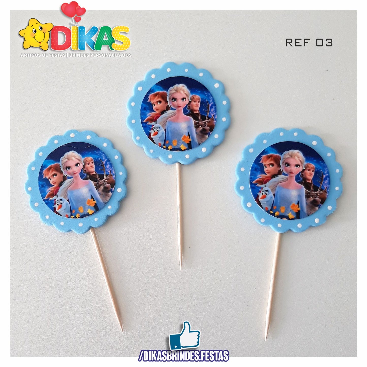 TOPPERS ARTESANAL - FROZEN
