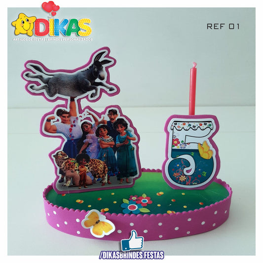TOPO DE BOLO GRANDE C/ IDADE - ENCANTO
