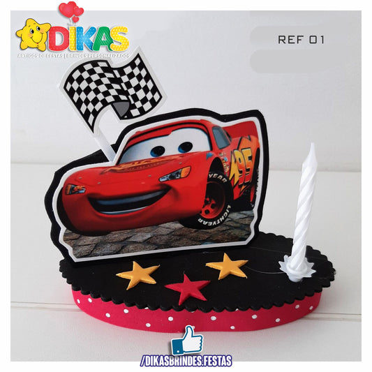 TOPO DE BOLO SIMPLES - CARS