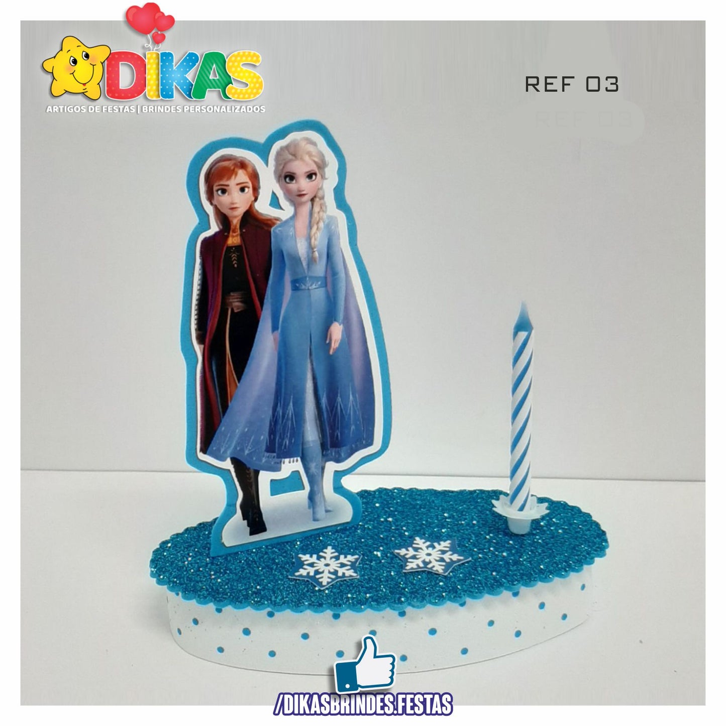 TOPO DE BOLO SIMPLES - FROZEN