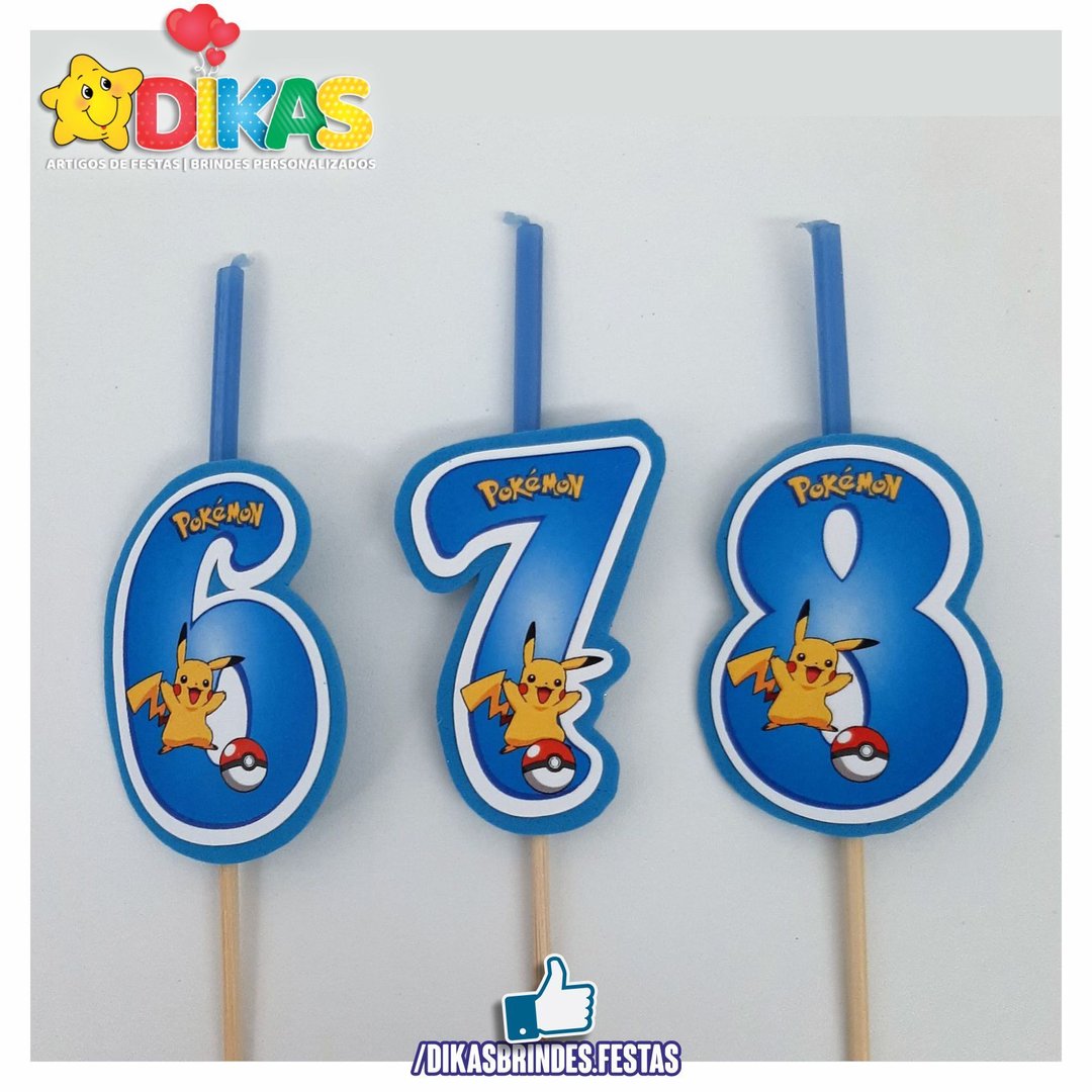 VELA ARTESANAL - POKÉMON