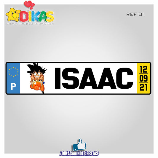MATRICULA PERSONALIZADA - DRAGON BALL