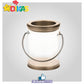 LATINHA TRANSPARENTE COM ALÇAS
