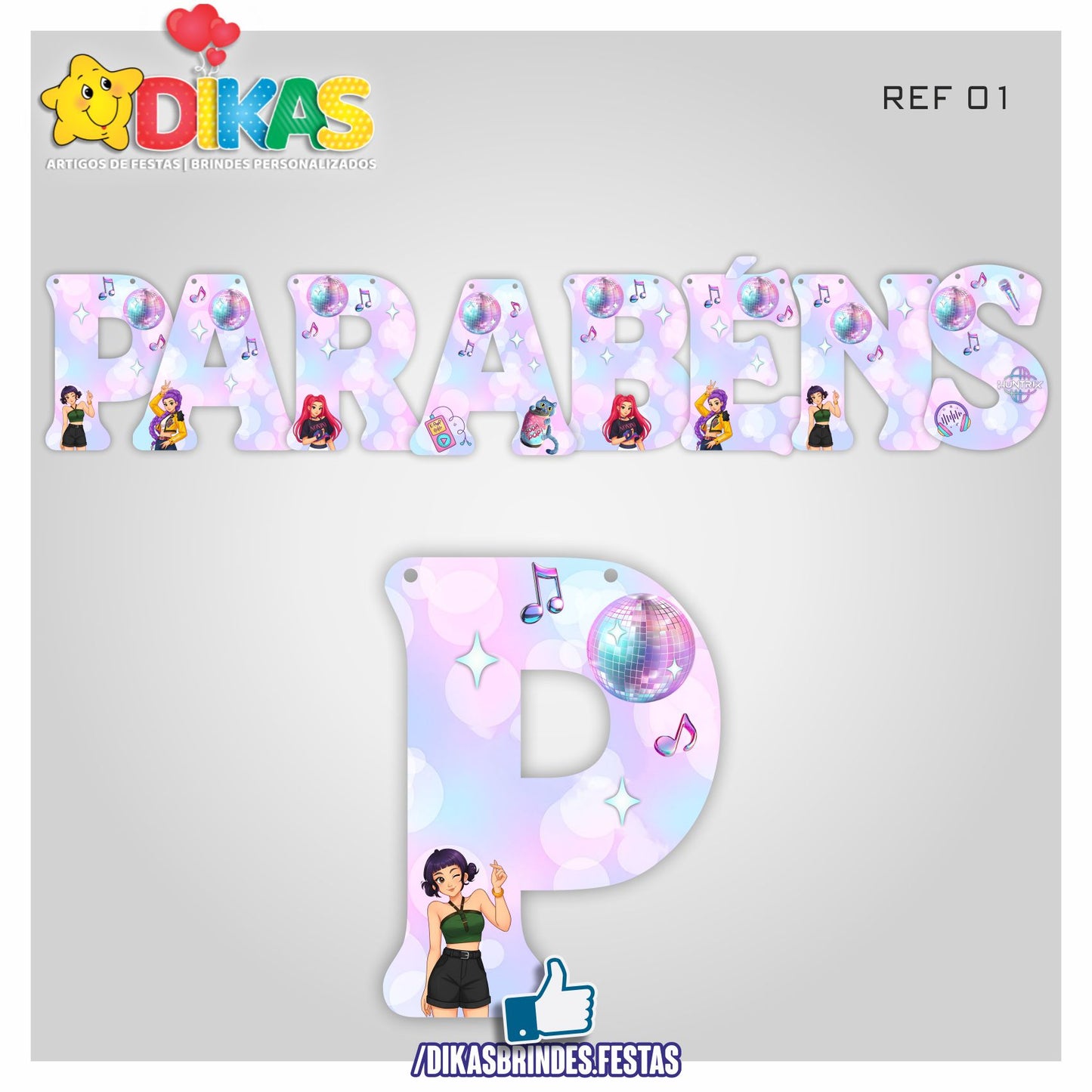 FAIXA "PARABÉNS" - GUERREIRAS DO K-POP