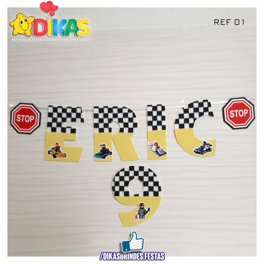 BANDEIROLAS TEMÁTICAS EM E.V.A - LEGO