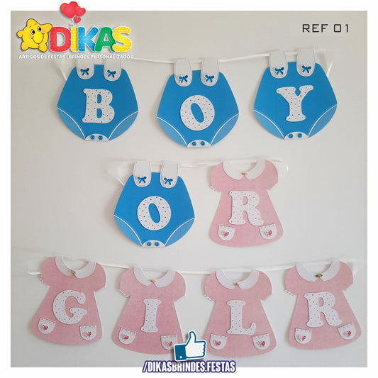 DECORAÇÃO "BOY OR GIRLS" - CHÁ REVELAÇÃO