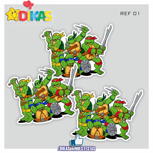APLIQUES GRANDES - TARTARUGAS NINJA