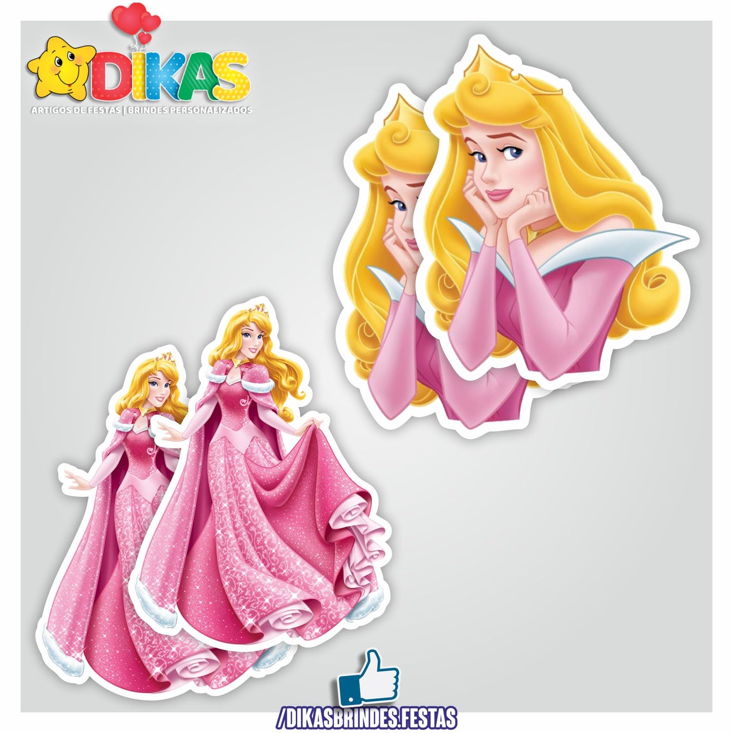 APLIQUES GRANDES - PRINCESA AURORA