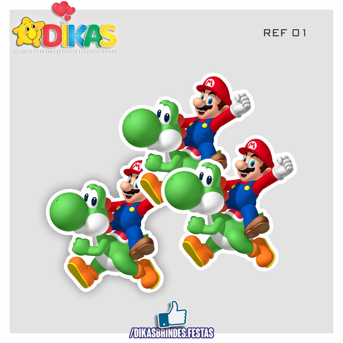 APLIQUES GRANDES - MARIO BROS