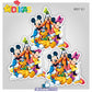 APLIQUES GRANDES - MICKEY E OS AMIGOS