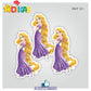 APLIQUES GRANDES - RAPUNZEL