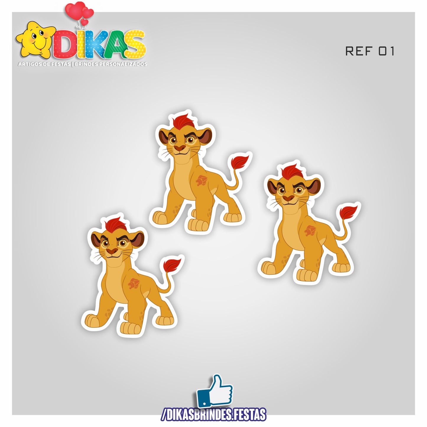 APLIQUES PEQUENOS - GUARDA DO LEÃO