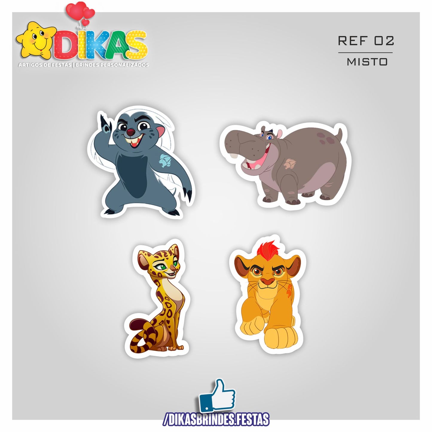 APLIQUES PEQUENOS - GUARDA DO LEÃO