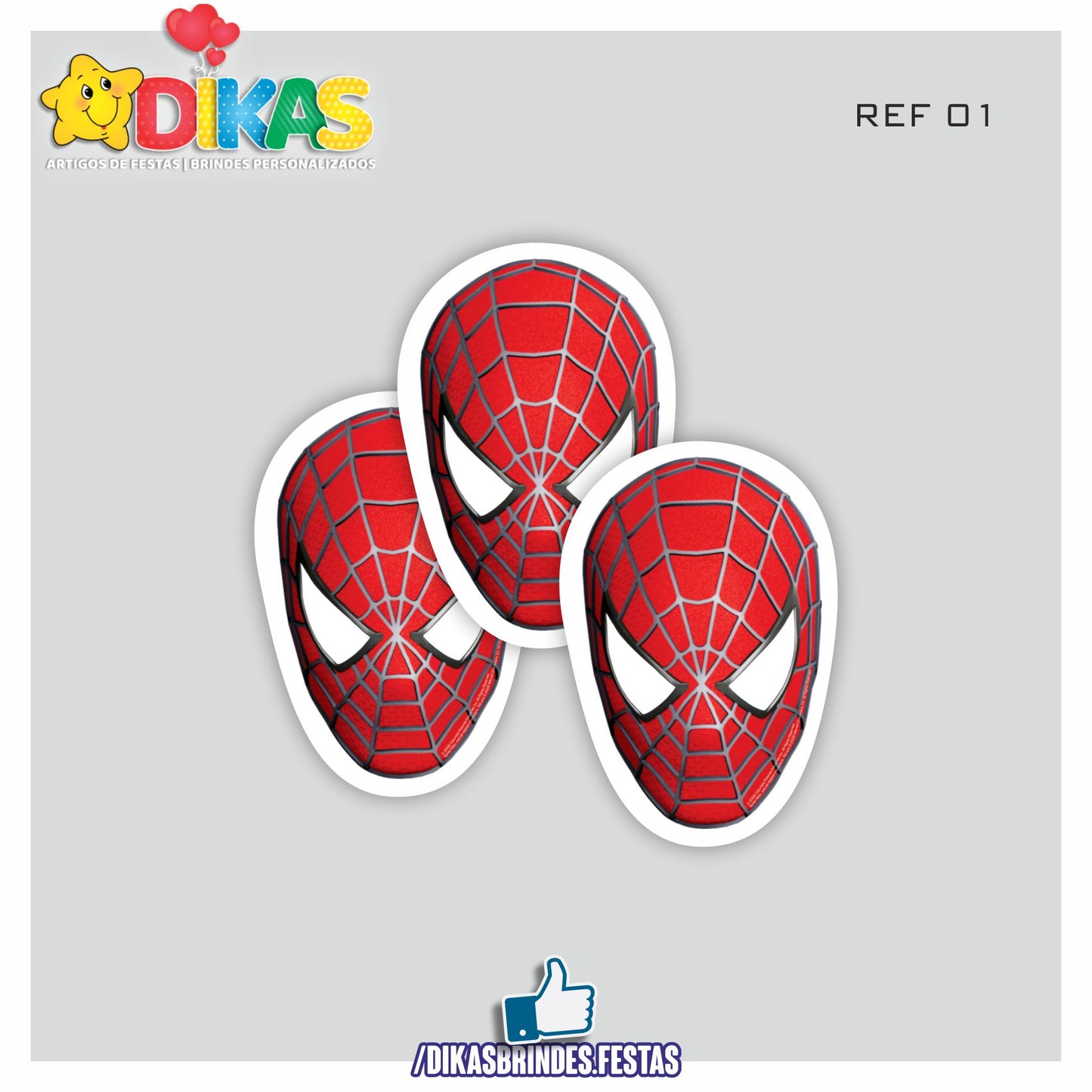 APLIQUES PEQUENOS - HOMEM ARANHA