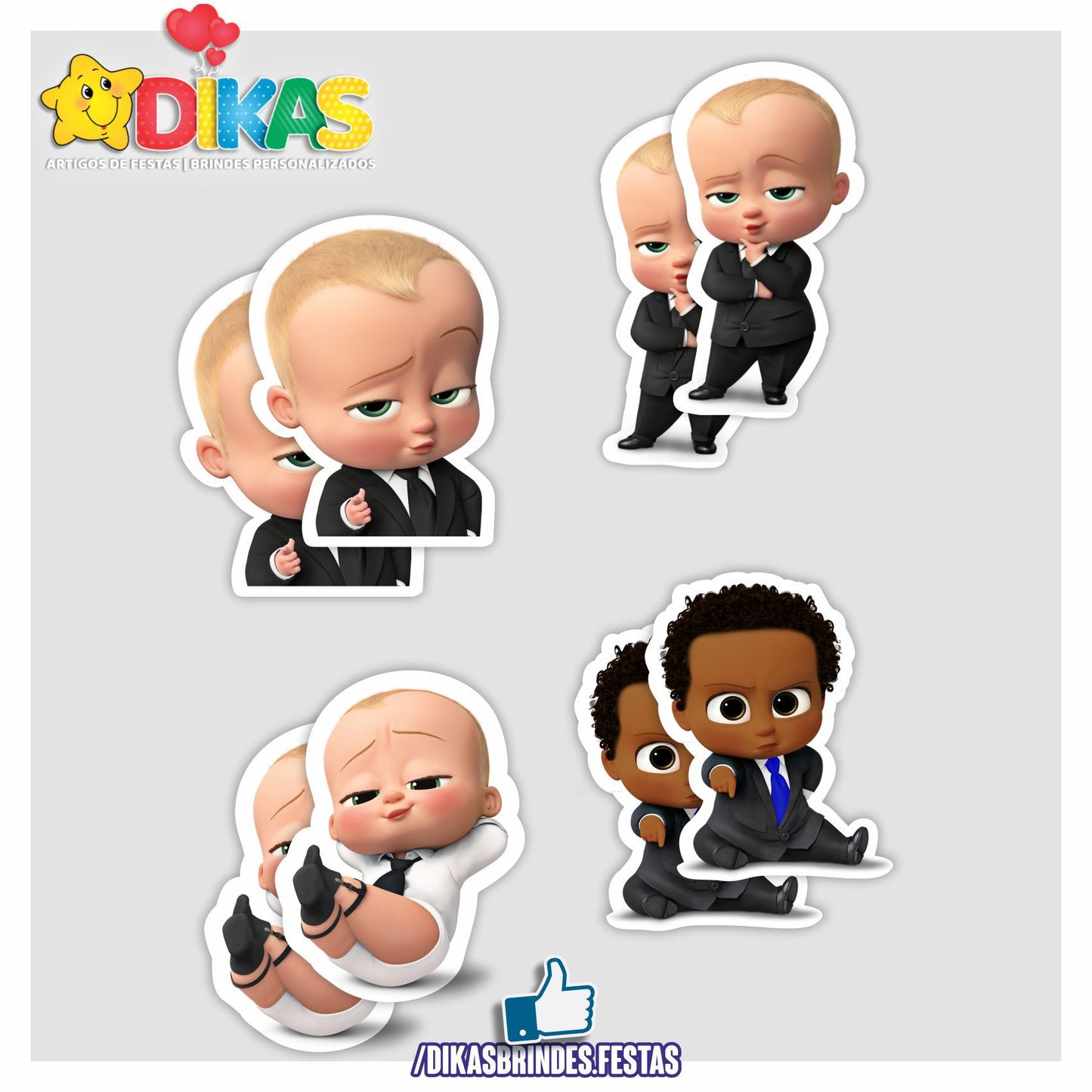 APLIQUES PEQUENOS - BOSS BABY