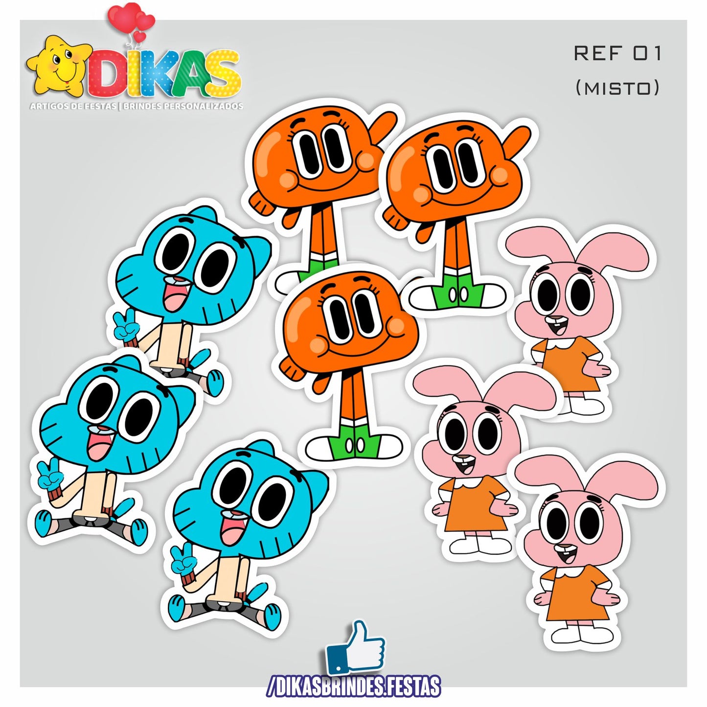 APLIQUES PEQUENOS - GUMBALL