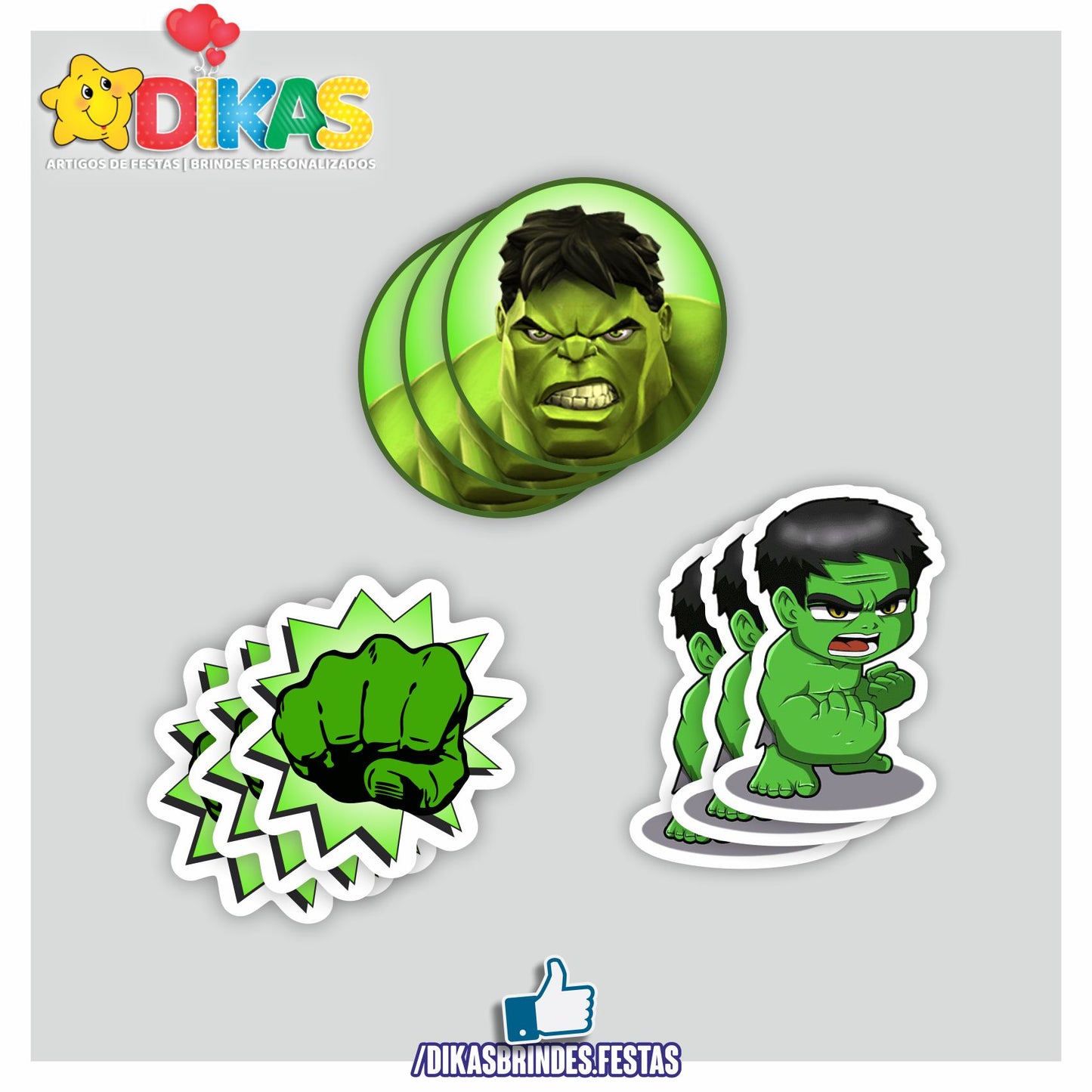 APLIQUES PEQUENOS - HULK