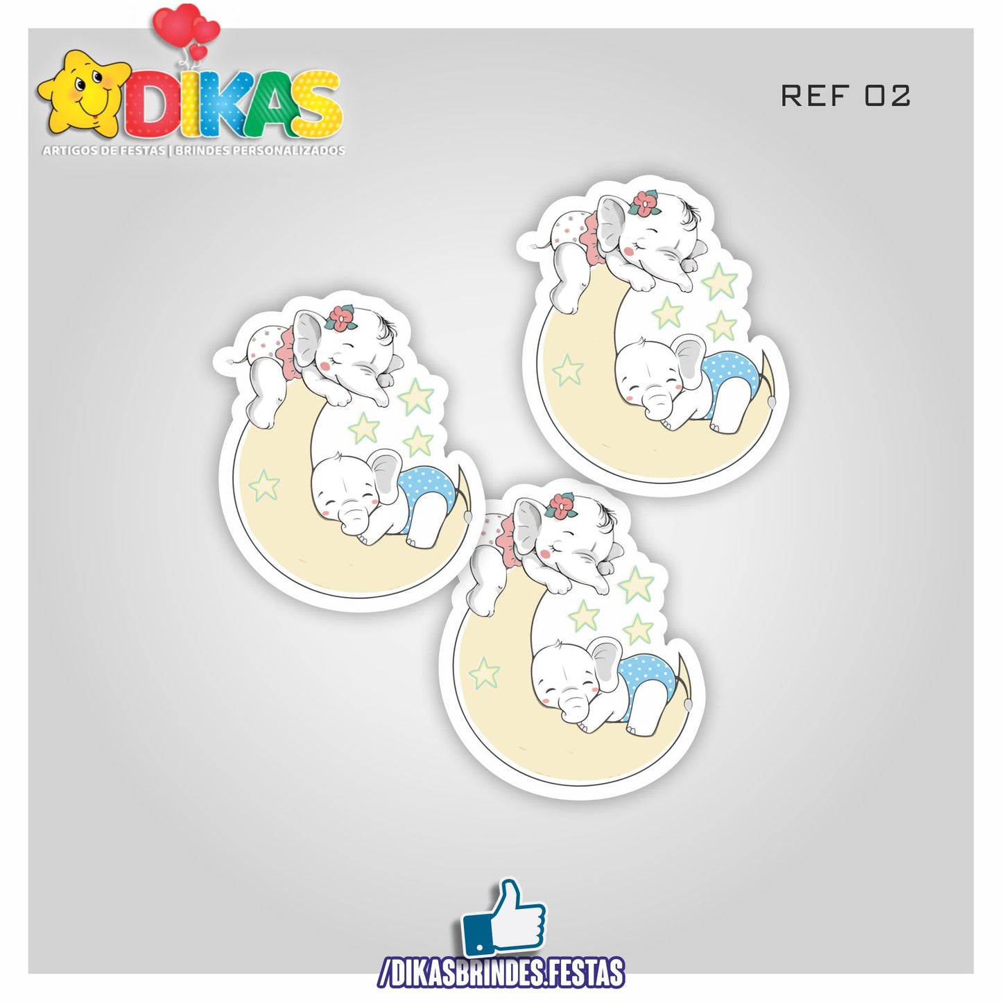 APLIQUES PEQUENOS - CHÁ REVELAÇÃO