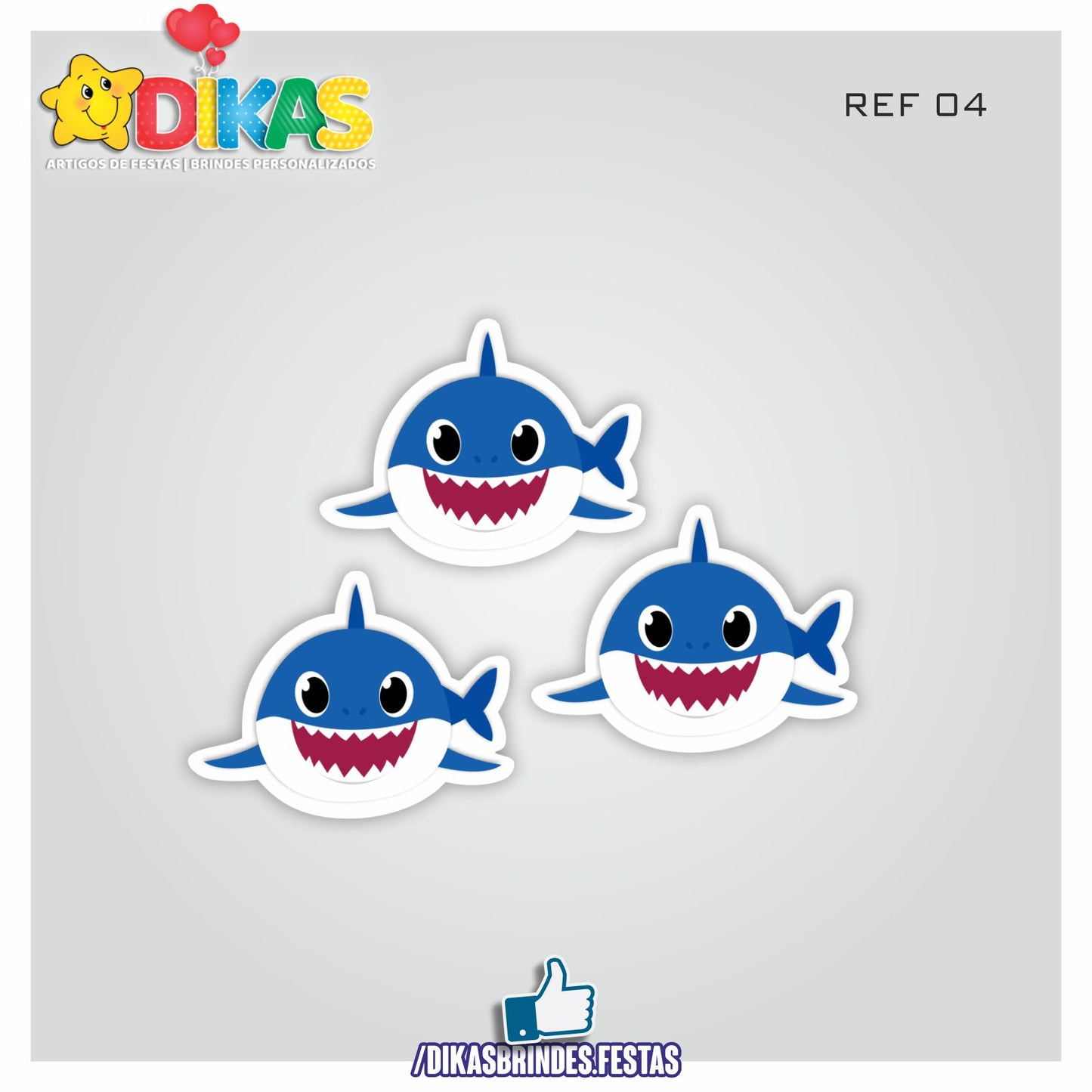 APLIQUES PEQUENOS - BABY SHARK