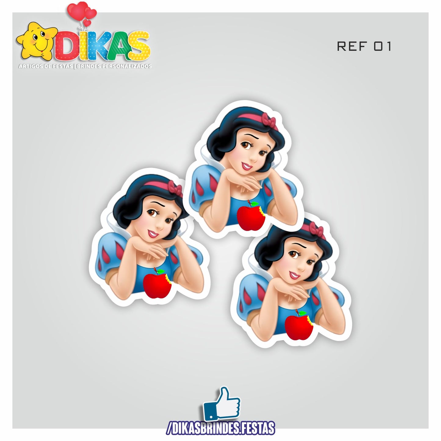 APLIQUES PEQUENOS - BRANCA DE NEVE