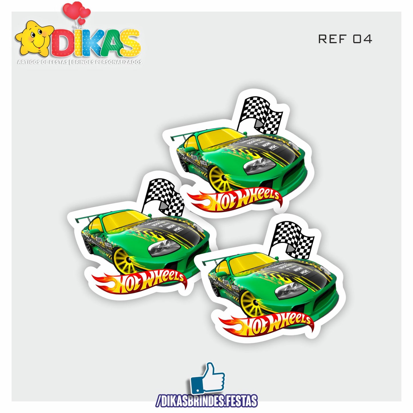 APLIQUES PEQUENOS - HOTWHEELS