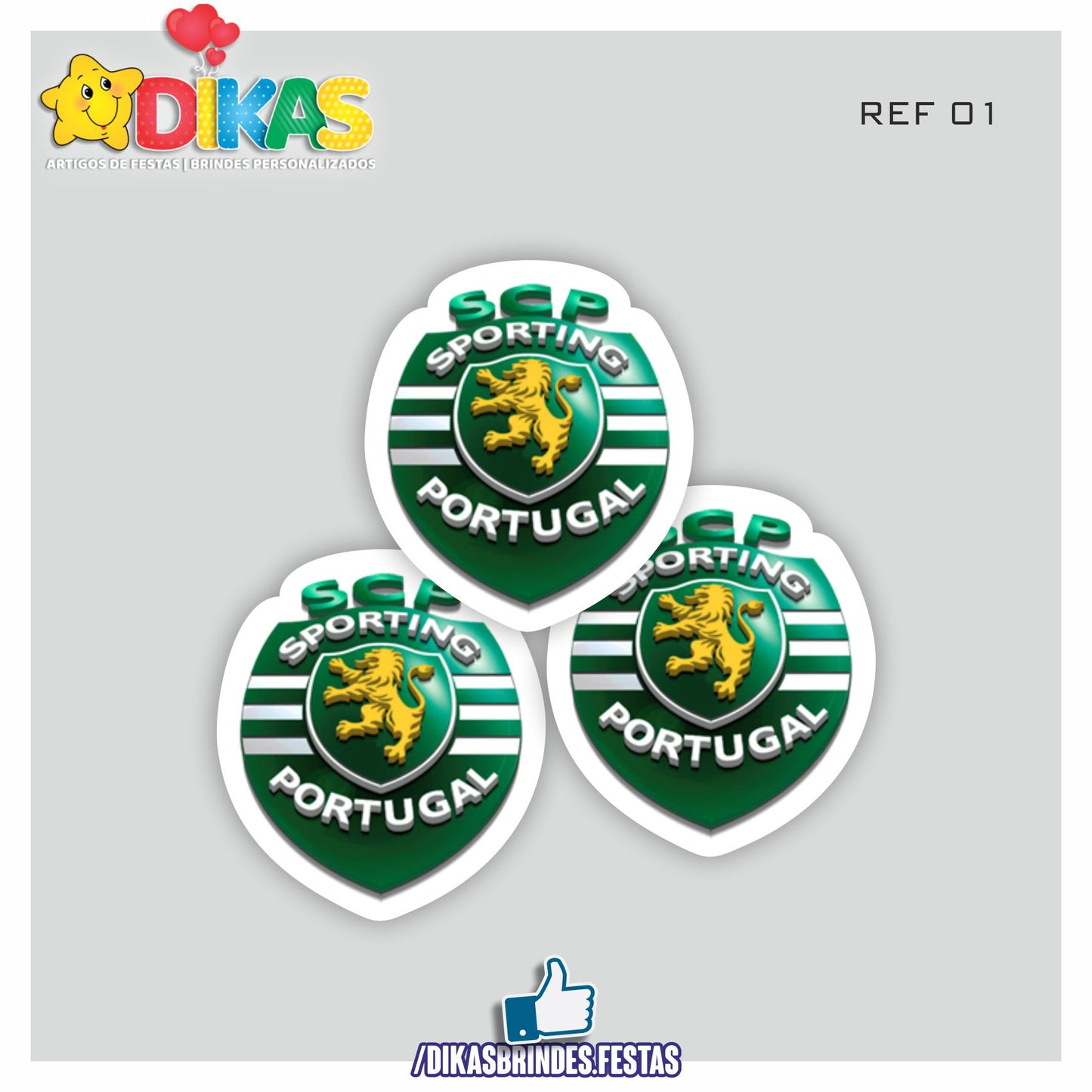 APLIQUES PEQUENOS - FUTEBOL SPORTING