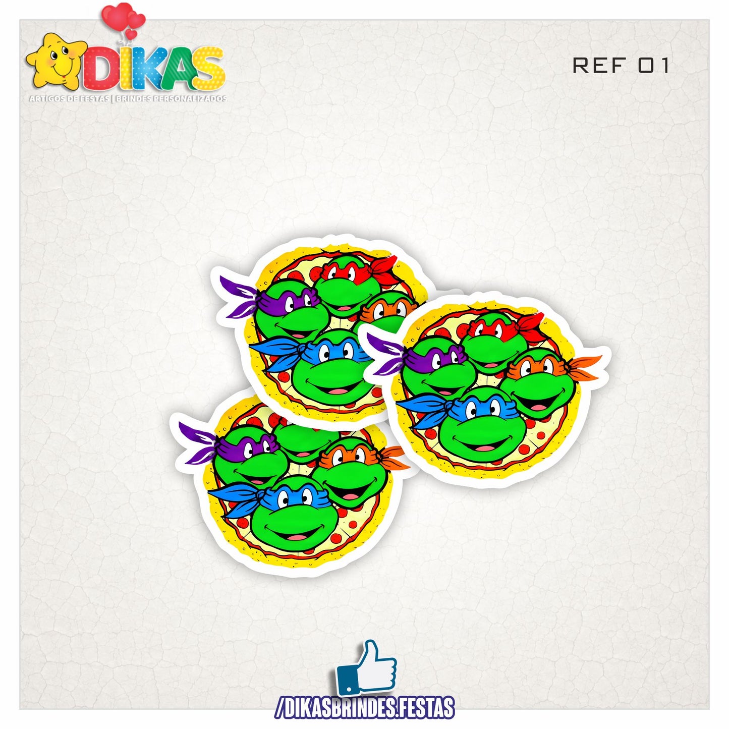 APLIQUES PEQUENOS - TARTARUGAS NINJA