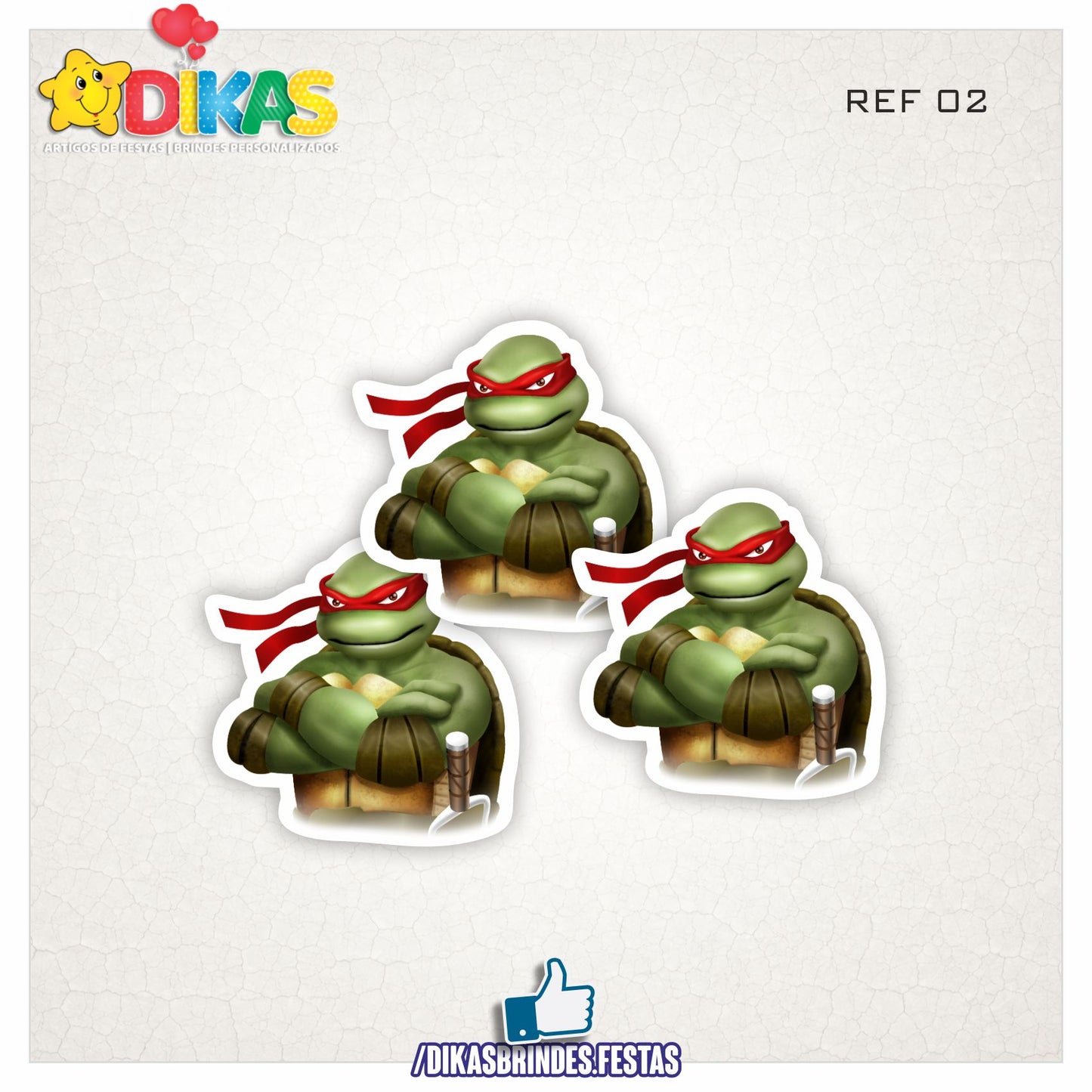 APLIQUES PEQUENOS - TARTARUGAS NINJA