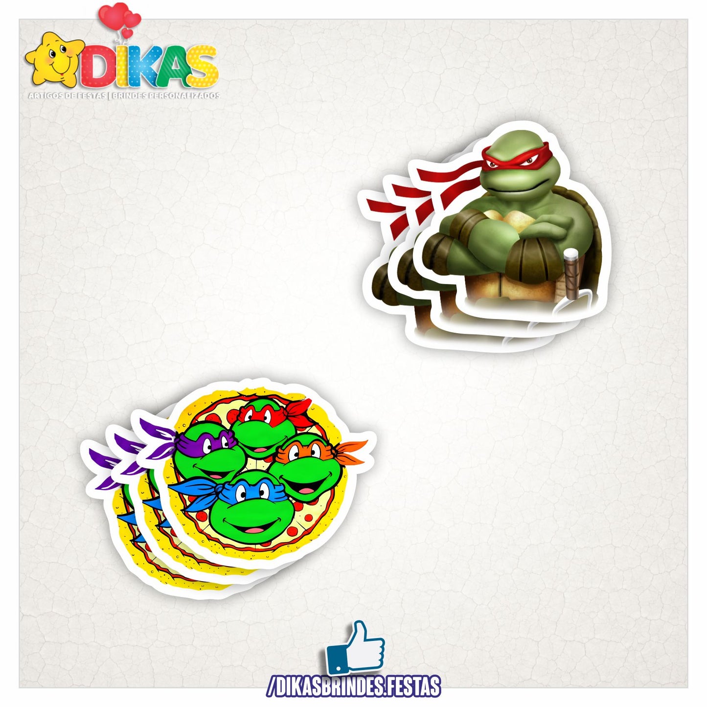 APLIQUES PEQUENOS - TARTARUGAS NINJA